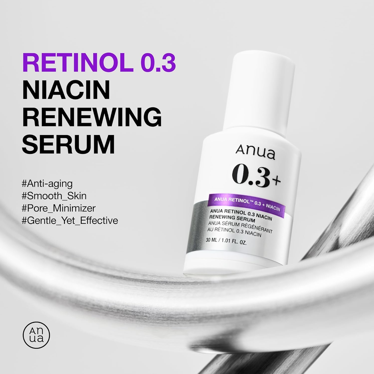 Anua Retinol 0.3% + Niacin Renewing Serum