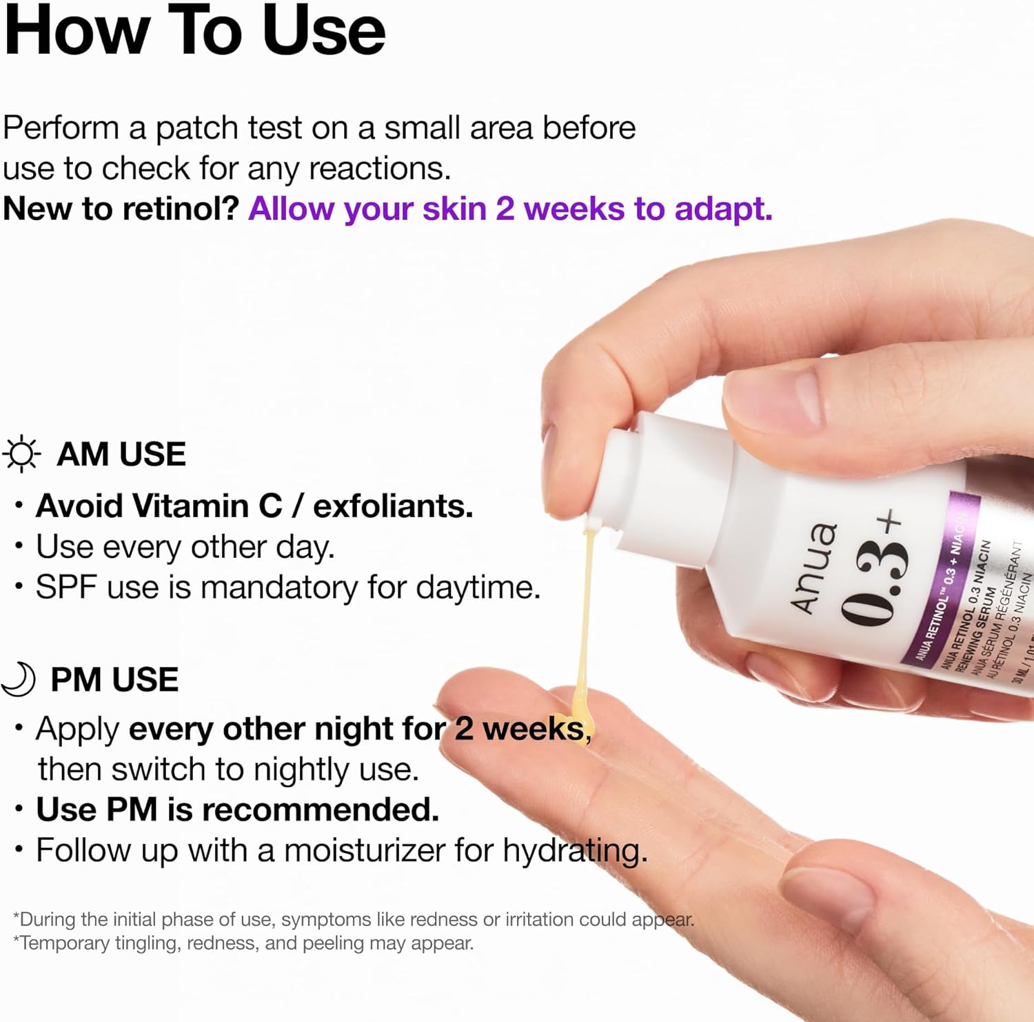Anua Retinol 0.3% + Niacin Renewing Serum